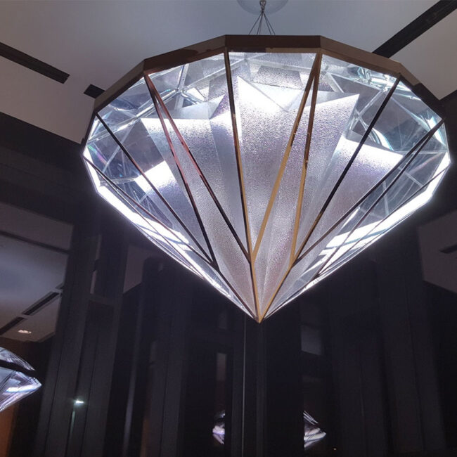 Diamond fixture ideoli lighting