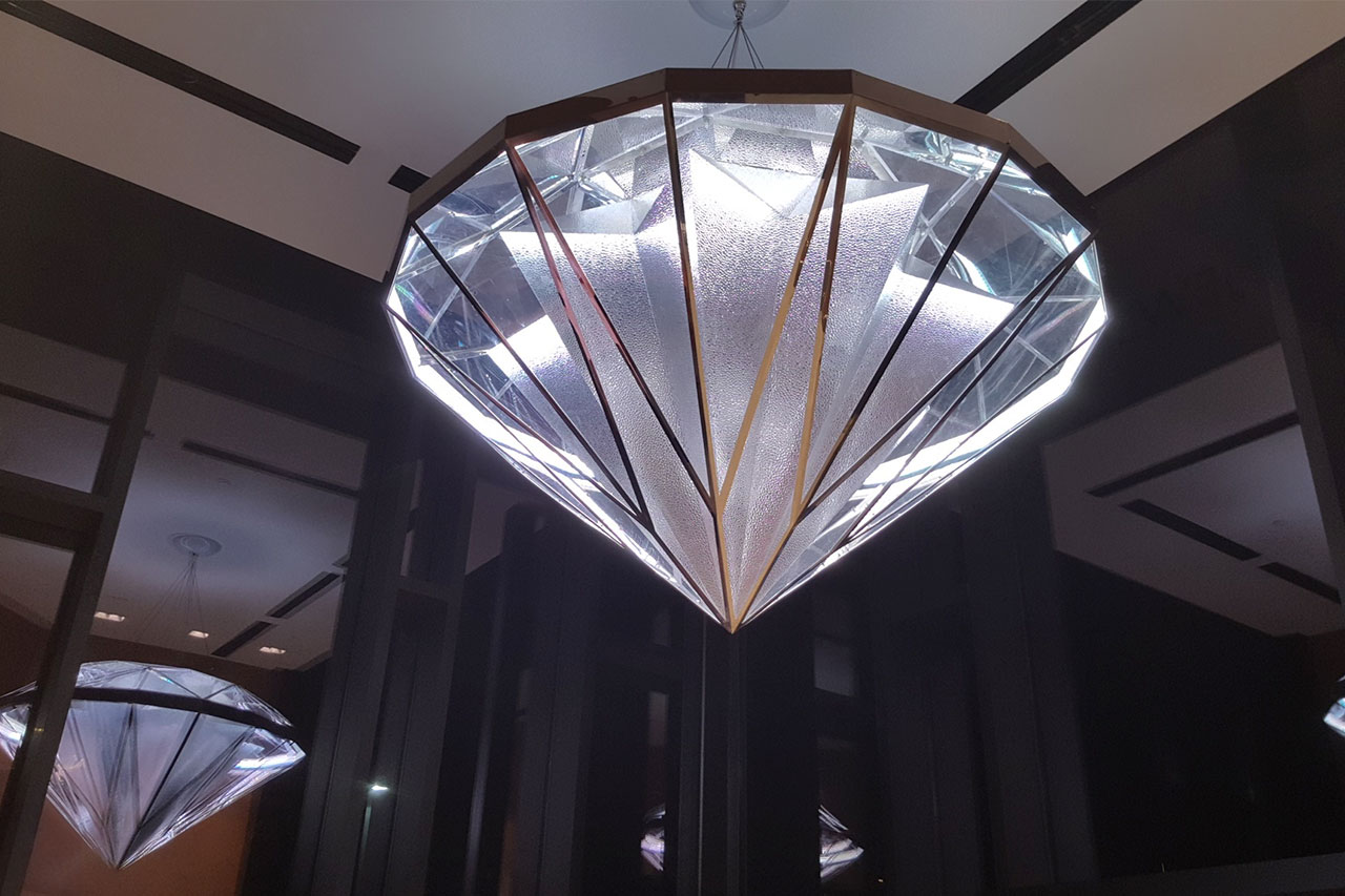 Diamond fixture ideoli lighting